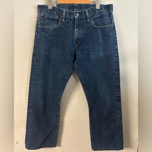 Polo Ralph Lauren Mens Jeans 34 Varick Slim Straight Dark Blue Denim Dungaree